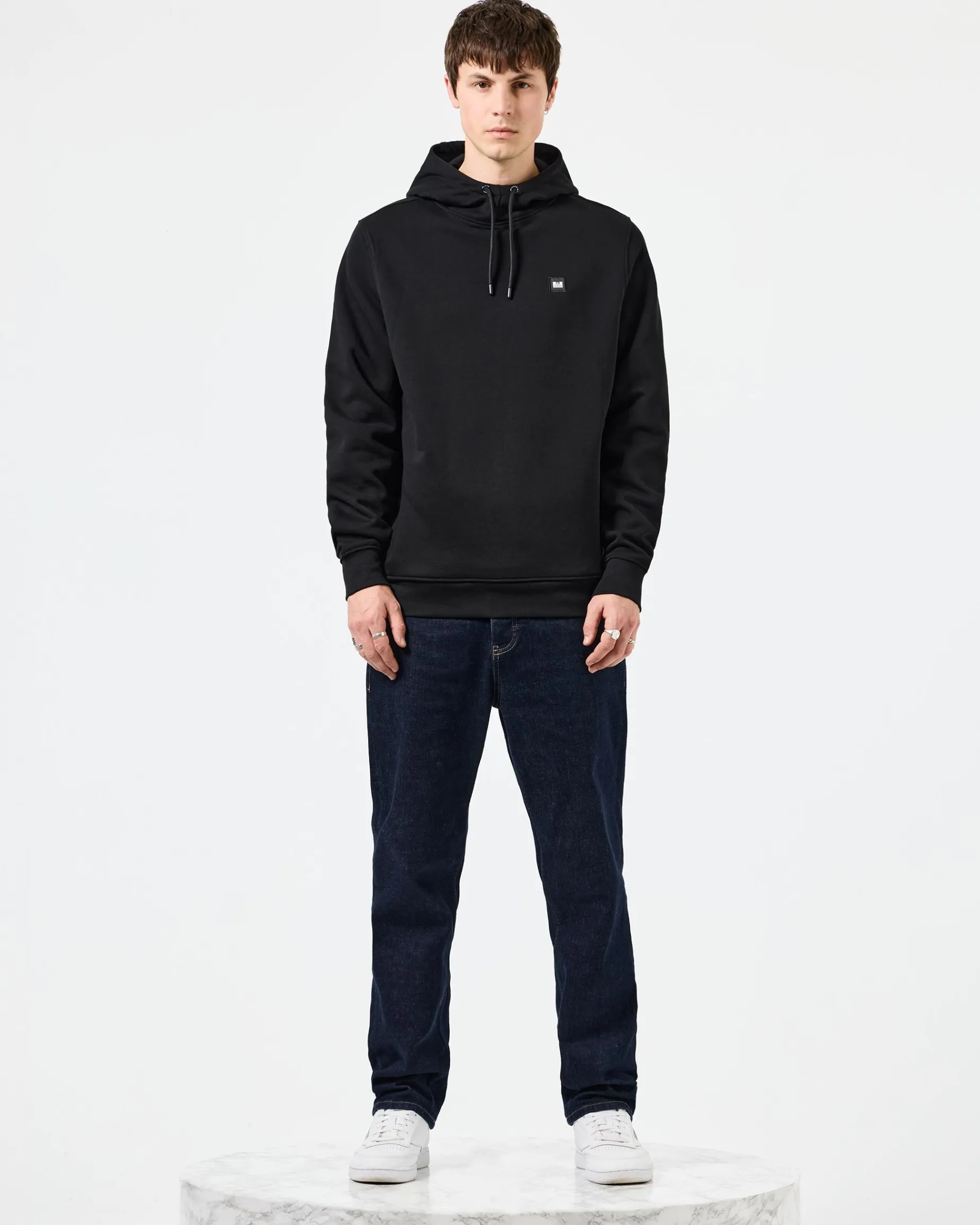 Ribbe Hoodie Schwarz