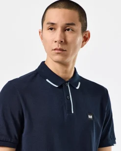 Rivas Poloshirt Marineblau/Ozeanwellenblau