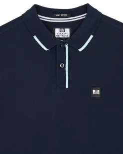 Rivas Poloshirt Marineblau/Ozeanwellenblau