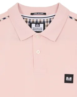 Sakai Poloshirt Hellrosa/Mid House Check