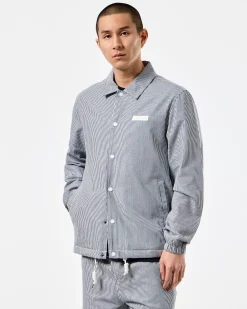 Sant Antoni – Coach-Jacke mit Streifenmuster