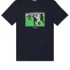 Saturday Kids Grafik-T-Shirt Marineblau