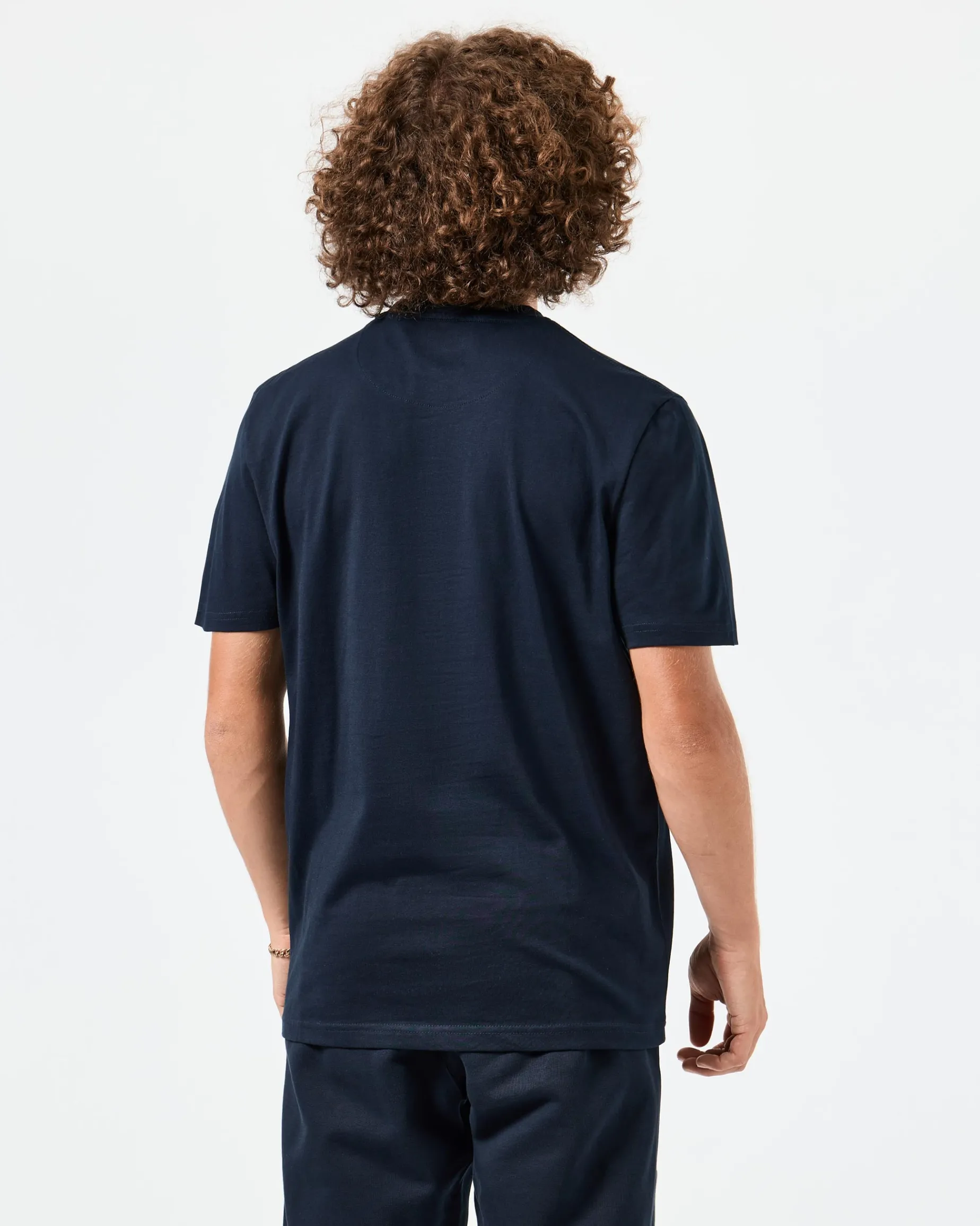 Saturday Kids Grafik-T-Shirt Marineblau