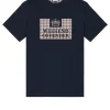 Shevchenko T-Shirt Marineblau/Mid House Check