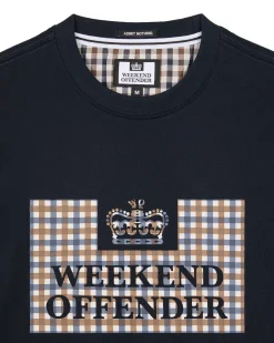 Shevchenko T-Shirt Marineblau/Mid House Check