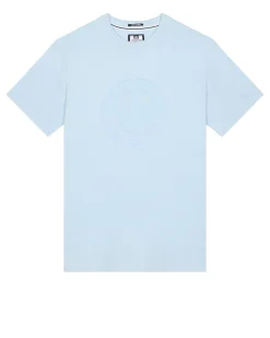Shibuya T-Shirt Ozeanwelle Blau
