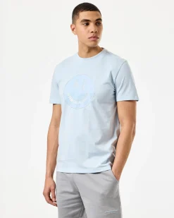 Shibuya T-Shirt Ozeanwelle Blau