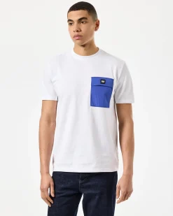 Stiniva T-Shirt Weiß/Blauglocke