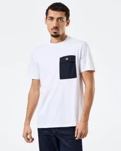 Stiniva T-Shirt Weiß/Marineblau