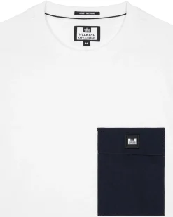 Stiniva T-Shirt Weiß/Marineblau