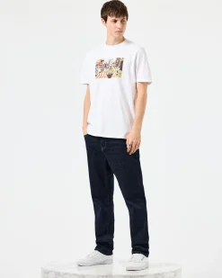 Stratford Avenue Grafik-T-Shirt Weiß