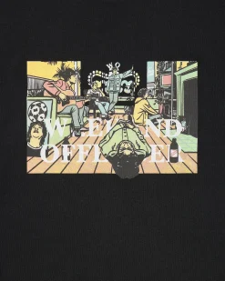Stratford Avenue Grafik-T-Shirt Schwarz