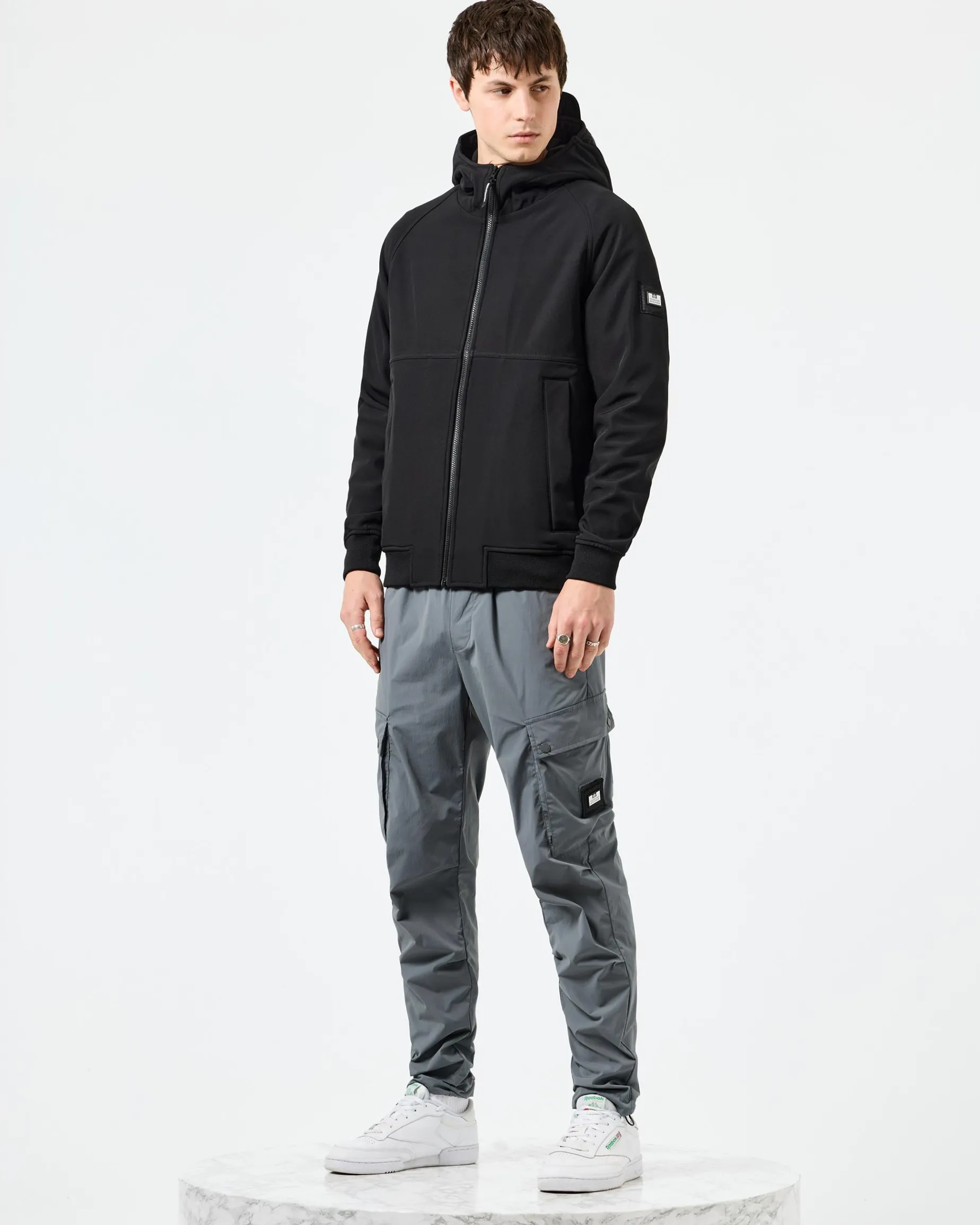 Sulta Softshell-Bomberjacke Schwarz