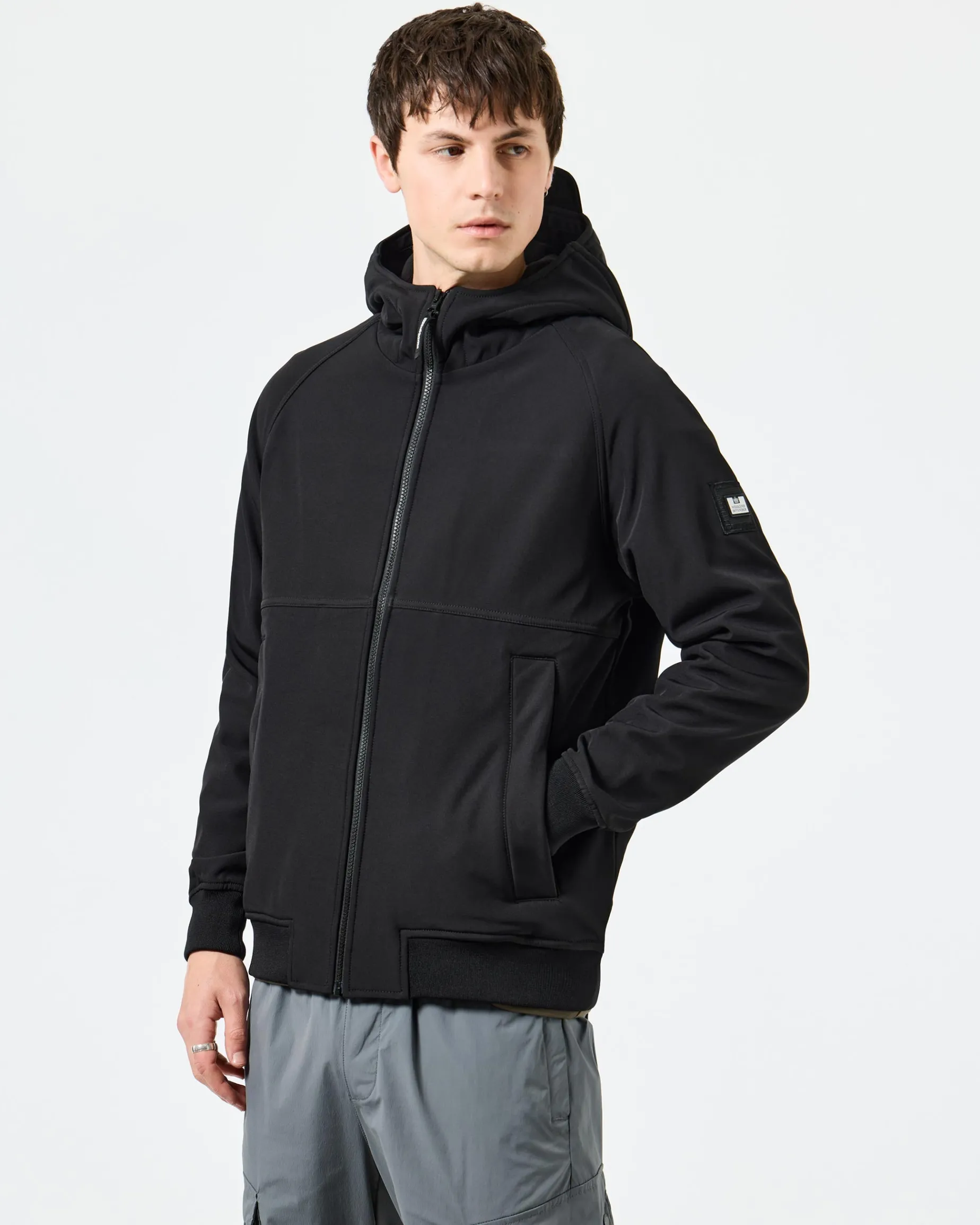 Sulta Softshell-Bomberjacke Schwarz
