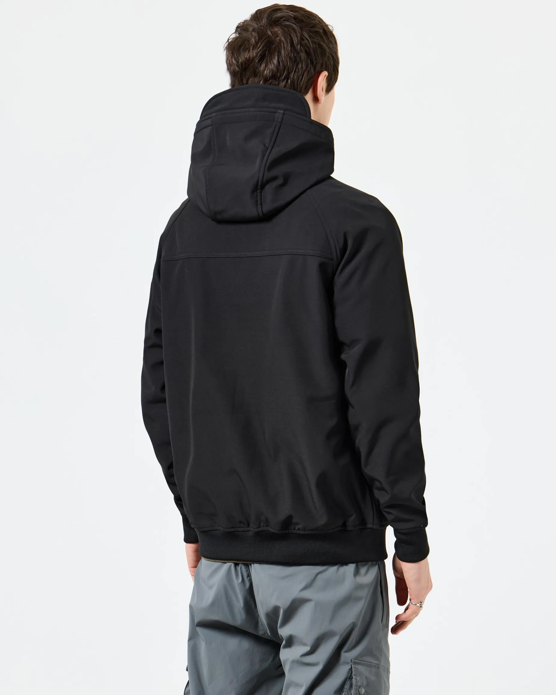 Sulta Softshell-Bomberjacke Schwarz