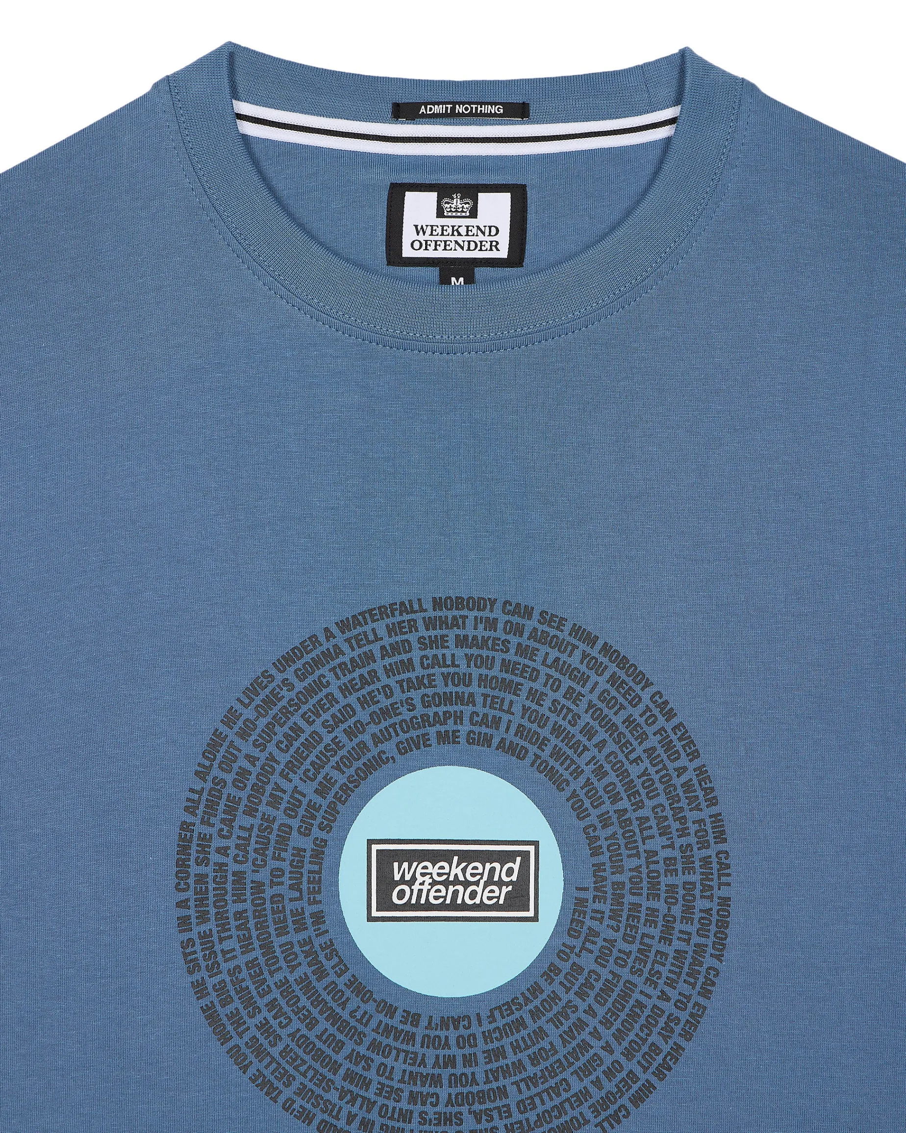 Supersonic Grafik-T-Shirt Baltic Blue
