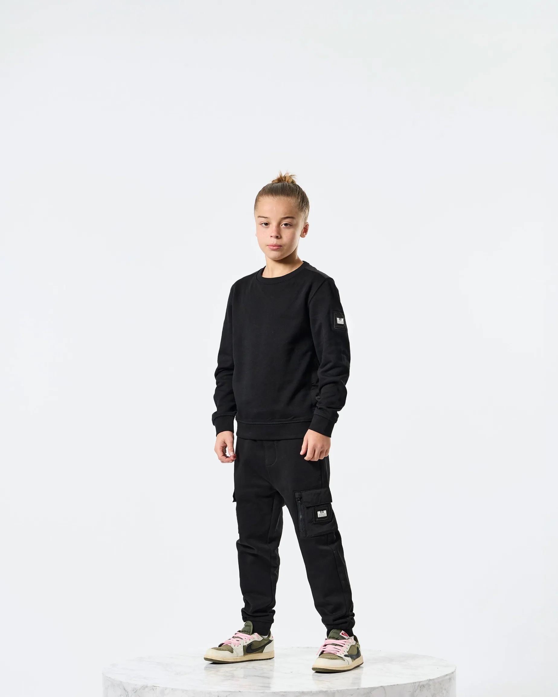 Sweatshirt mit Aufschrift „F Bomb“ für Kinder, Schwarz