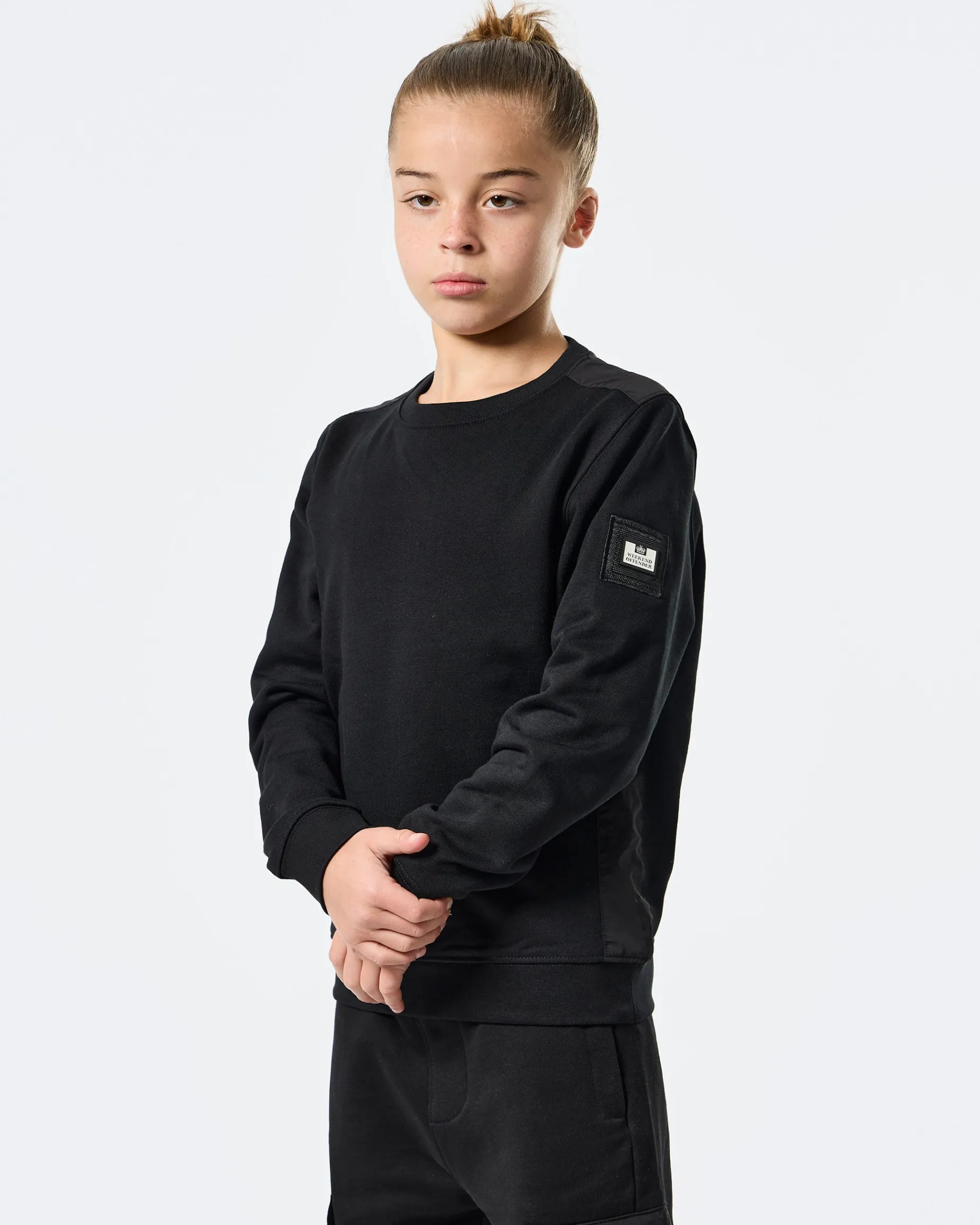 Sweatshirt mit Aufschrift „F Bomb“ für Kinder, Schwarz