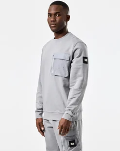 Sweatshirt Neve Rauchgrau