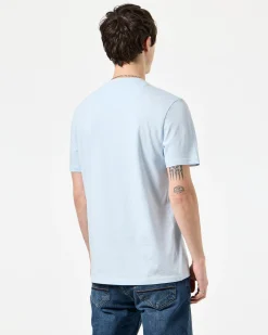 Takaji T-Shirt Ozeanwelle Blau