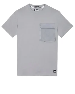 Takaji T-Shirt Rauchgrau