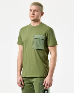 Takaji T-Shirt Sapling Grün