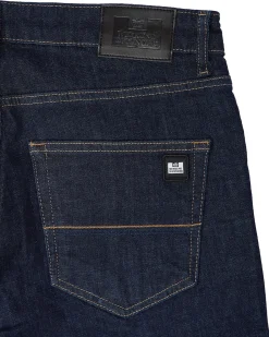 444 Tapered Jeans aus dunklem, ausgewaschenem Denim