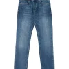 444 Tapered Jeans aus verwaschenem Vintage-Denim