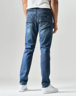 444 Tapered Jeans aus verwaschenem Vintage-Denim