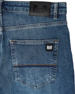 444 Tapered Jeans aus verwaschenem Vintage-Denim
