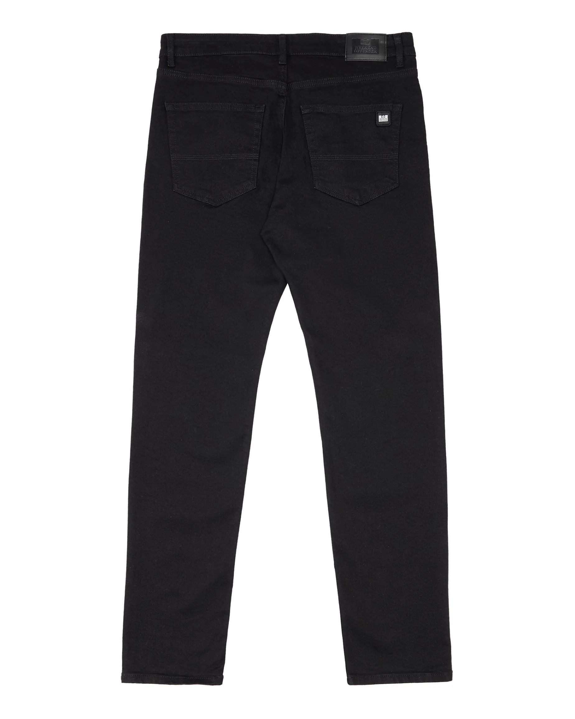 444 Tapered-Jeans aus schwarzem Denim