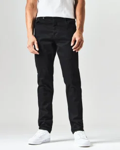 444 Tapered-Jeans aus schwarzem Denim