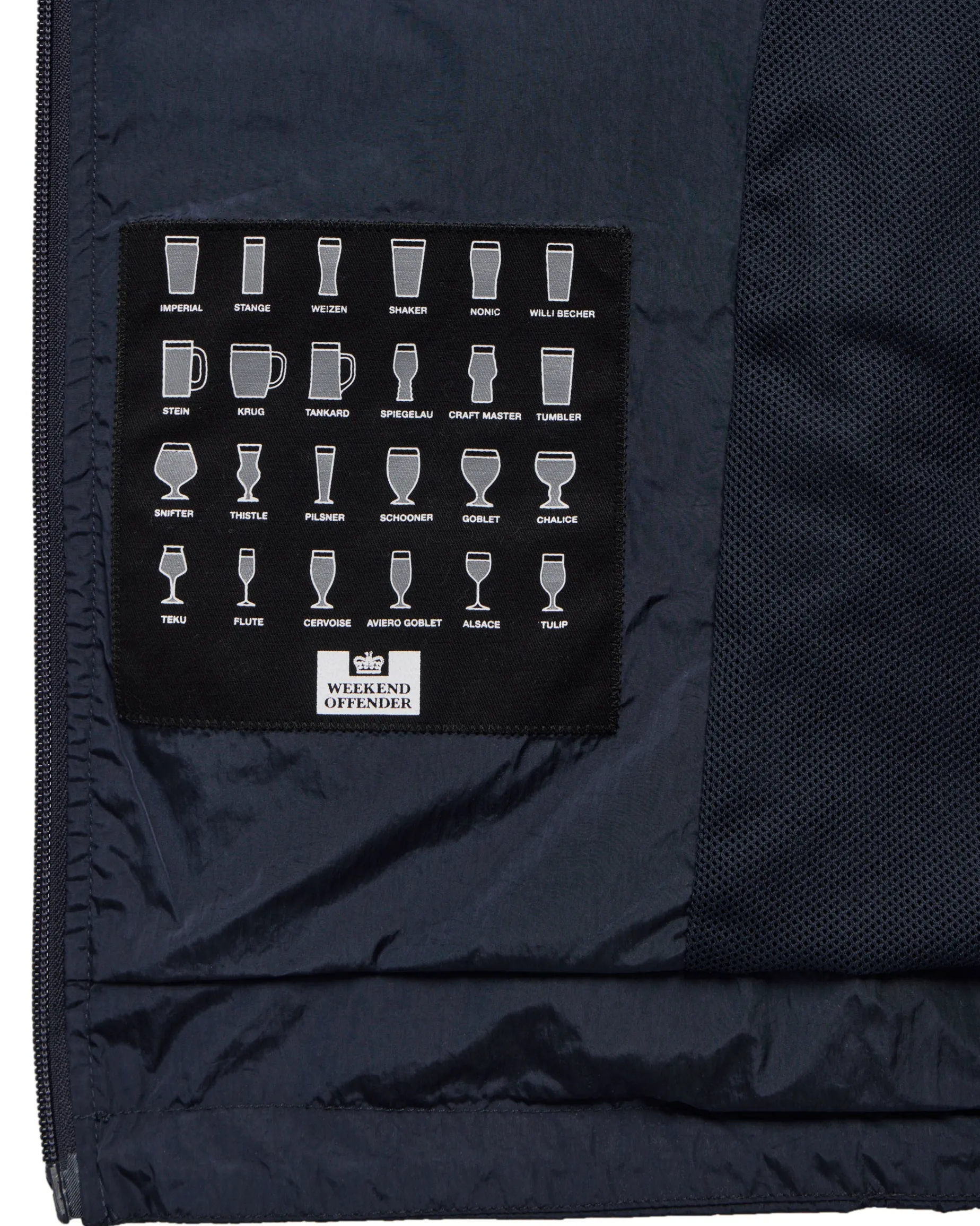 Technician Jacke mit Netzfutter, Marineblau