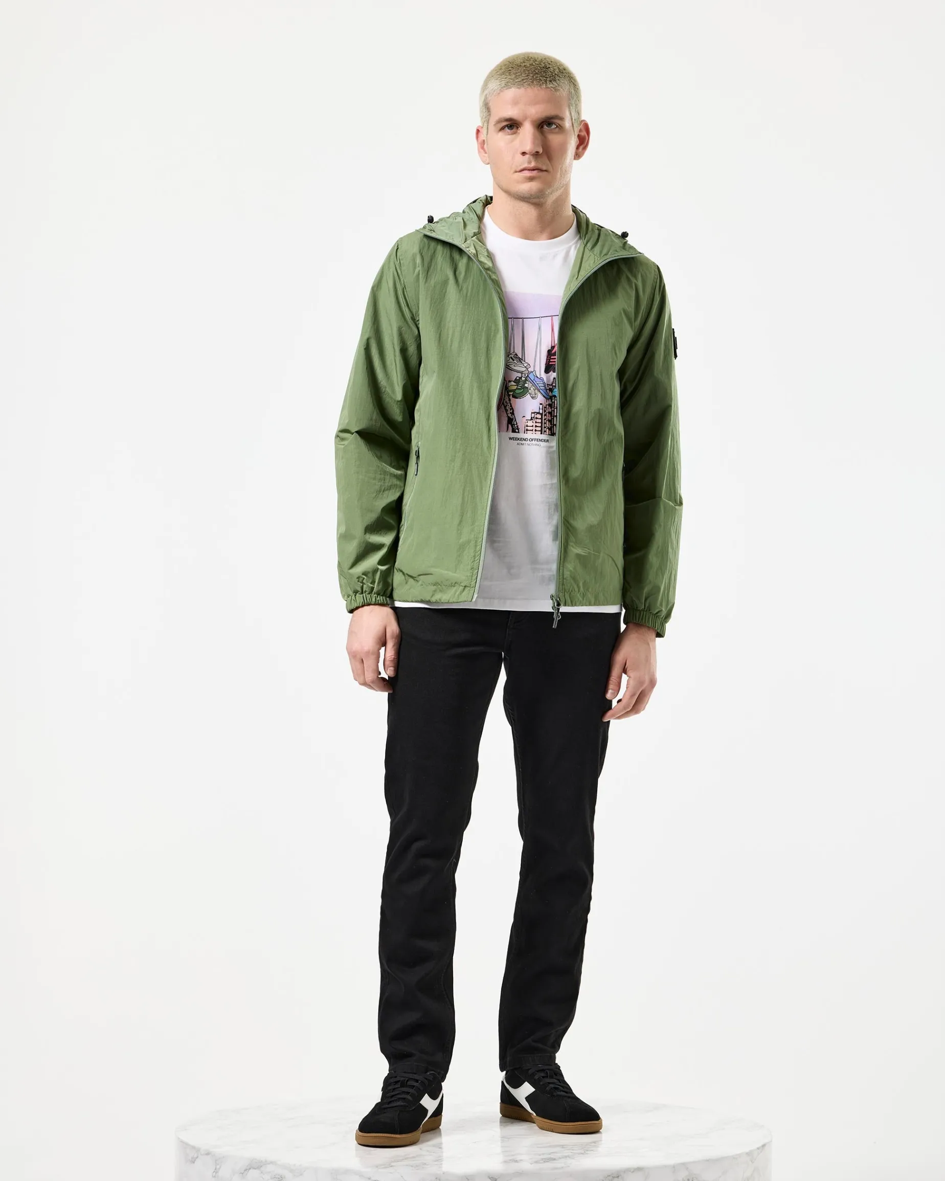 Technician Mesh-gefütterte Jacke Sapling Green