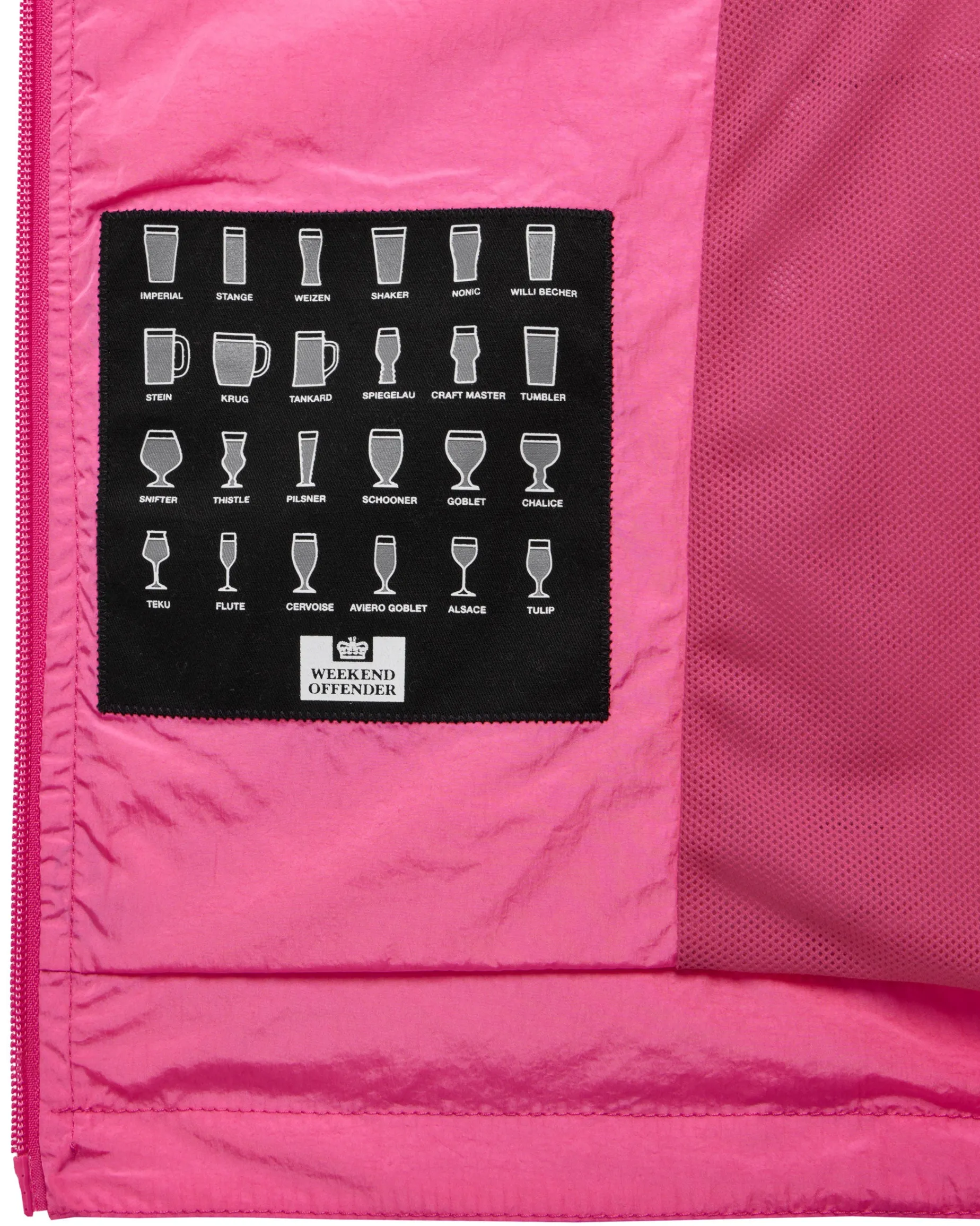 Technician Mesh-gefütterte Jacke Candy Pink