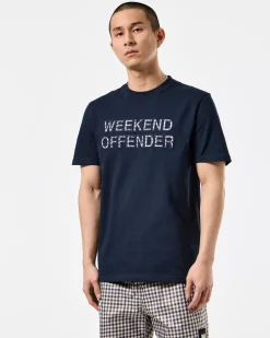 Tornaco T-Shirt Marineblau/Mid House Check