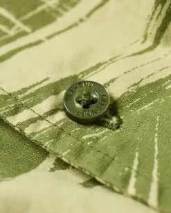 Toshima Camo Hemd Sapling Grün
