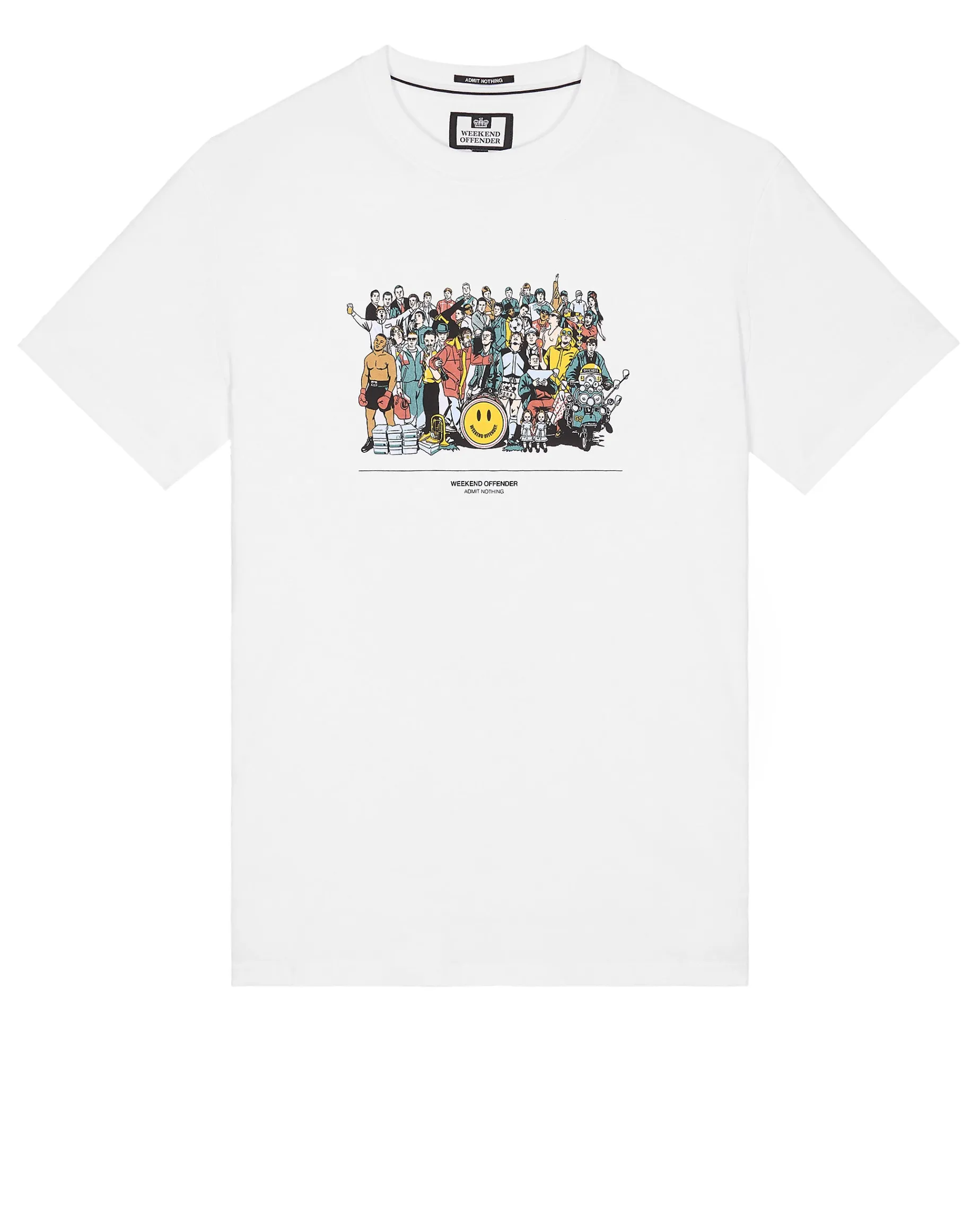 T-Shirt mit Blake-Grafik in Weiß