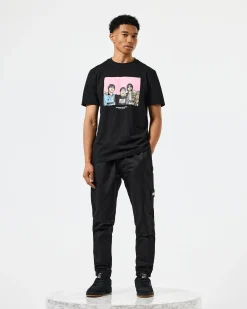 T-Shirt mit Grafik „Diego“ in Schwarz