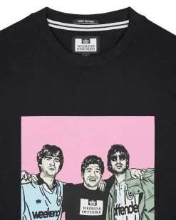 T-Shirt mit Grafik „Diego“ in Schwarz