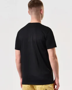 T-Shirt mit Grafik „Fumo“ Schwarz