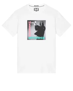 T-Shirt mit Grafik „London Calling“ in Weiß