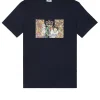 T-Shirt mit Grafik Nummer 5, Marineblau