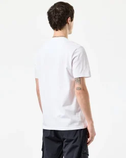 T-Shirt mit Grafik Nummer 5 Weiß