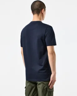T-Shirt mit Grafik Nummer 5, Marineblau