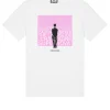 T-Shirt mit Grafik Supernova Weiß/Rosa