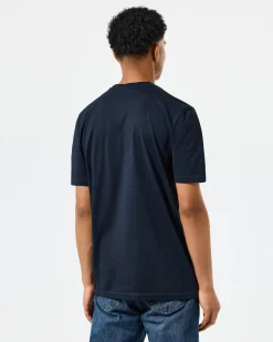 T-Shirt mit Grafik Supernova Marineblau/Blau