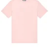 T-Shirt mit Smile-Grafik in Blassrosa