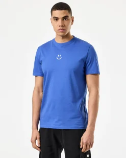 T-Shirt mit Smiley-Grafik Blauglocke