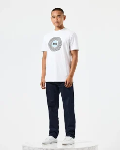 T-Shirt mit Supersonic-Grafik in Weiß